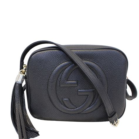 crossbody gucci purse black|gucci crossbody purse sale.